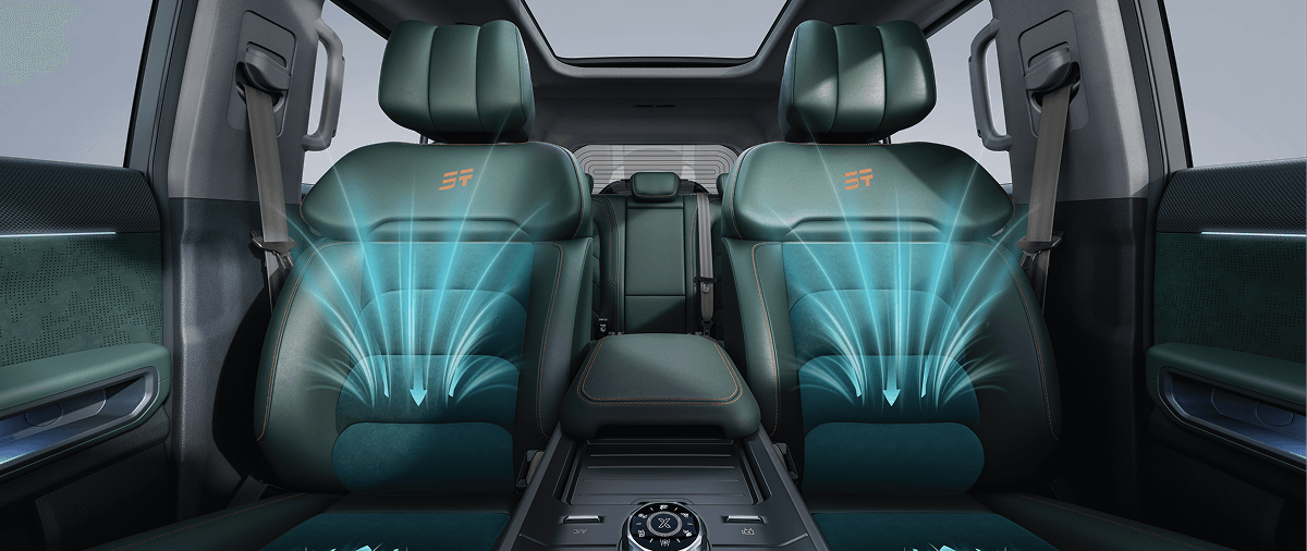 Jetour T2 seat ventilation